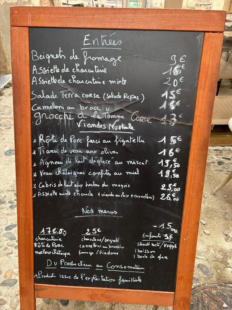 Terra Corsa - Menu Image 1